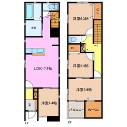 播磨駅 徒歩7分 1階の物件間取画像